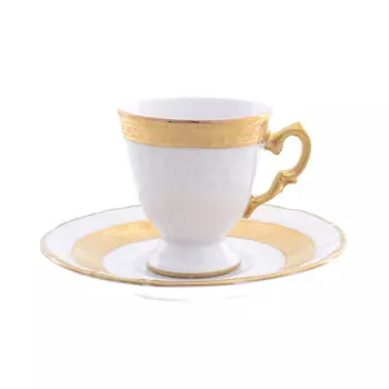 Чайная пара мария луиза (carlsbad) золотой