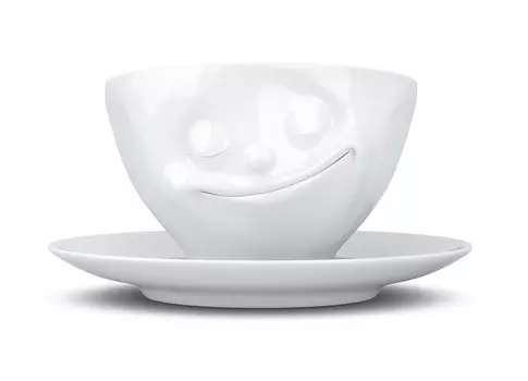 Чайная пара tassen happy (tassen) белый 7x11x14 см.