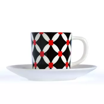 Чашка для эспрессо elise (remember) черный 6 см.