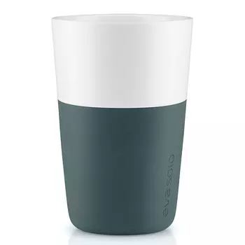 Чашки для латте (2 шт) (eva solo) бирюзовый 12 см.