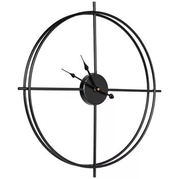 Часы «агент» (object desire) черный 57x57x4 см.