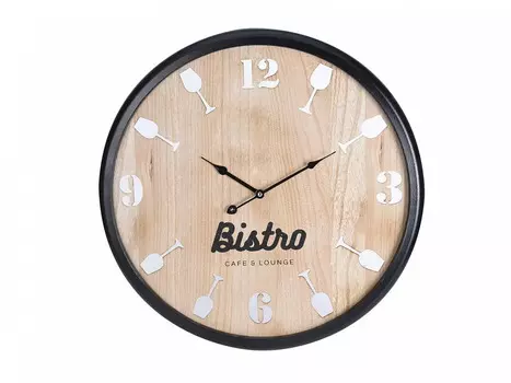 Часы настенные bistro design (ogogo) бежевый 5 см.