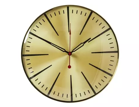 Часы настенные casino (kare) золотой 30x30x5 см.