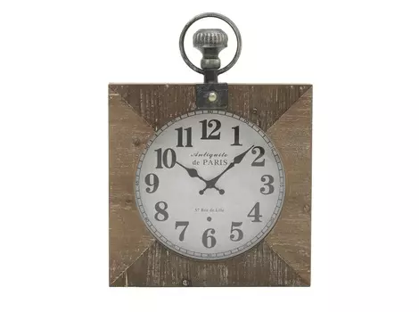 Часы настенные eduard (to4rooms) коричневый 40.0x53.5x6.0 см.