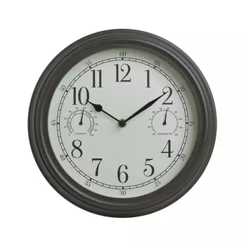 Часы настенные gallon (to4rooms) черный 30x30x4 см.