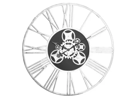 Часы настенные gear (kare) серебристый 120x120x7 см.