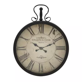 Часы настенные kirklareli (to4rooms) черный 50x10x66 см.