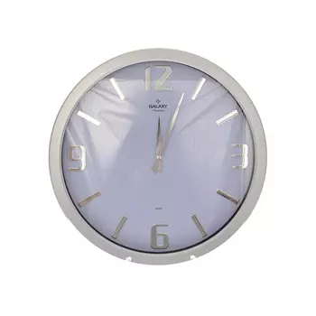 Часы настенные кварцевые galaxy 39 см (royal classics) серый