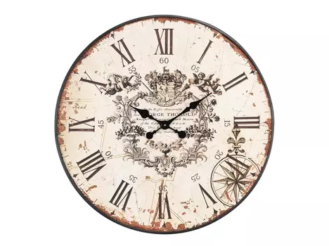 Часы настенные leland (to4rooms) бежевый 4.0 см.