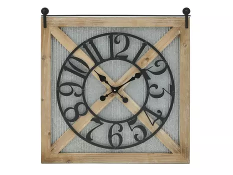 Часы настенные roll (to4rooms) черный 60x60x2 см.