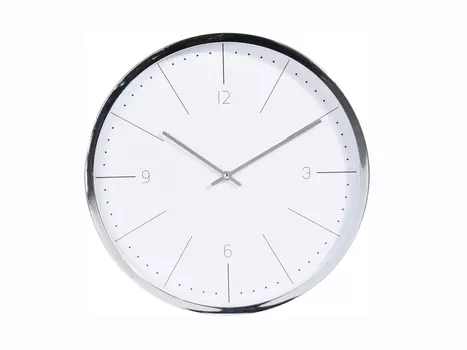 Часы настенные silver time (ogogo) белый 4 см.