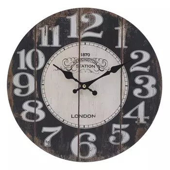 Часы настенные waregem (to4rooms) коричневый 4.0 см.