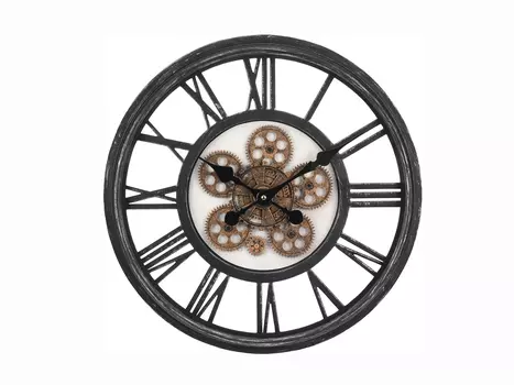 Часы настенный romain numbers (ogogo) черный 7 см.