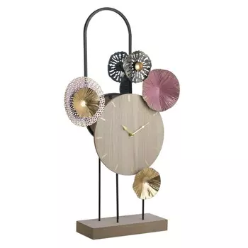 Часы настольные с зеркалом grass (to4rooms) мультиколор 36x62x10 см.