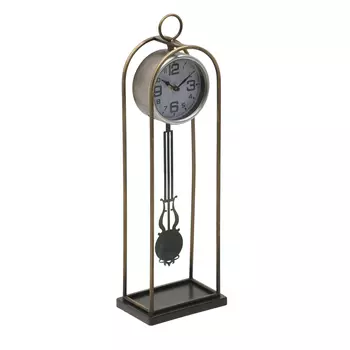 Часы настольные (to4rooms) золотой 17x56x12 см.