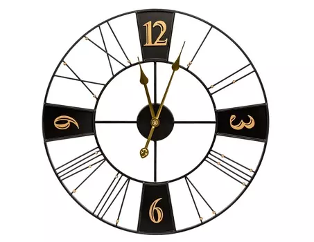 Часы «раунд» (object desire) черный 5 см.