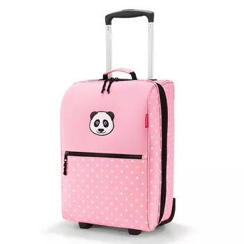 Чемодан детский trolley xs panda dots pink (reisenthel) розовый 30x75x20 см.