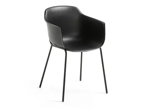 Cтул khasumi (la forma) черный 56x81x53 см.