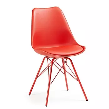 Cтул lars (la forma) красный 43x86x43 см.
