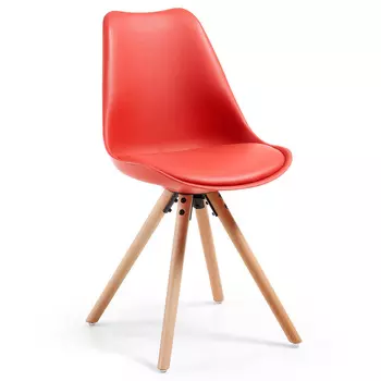 Cтул lars (la forma) красный 47x82x50 см.