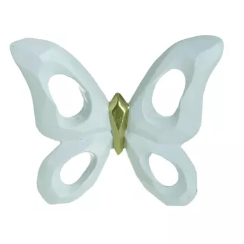 Декор настенный butterfly (to4rooms) белый 16x13x4 см.