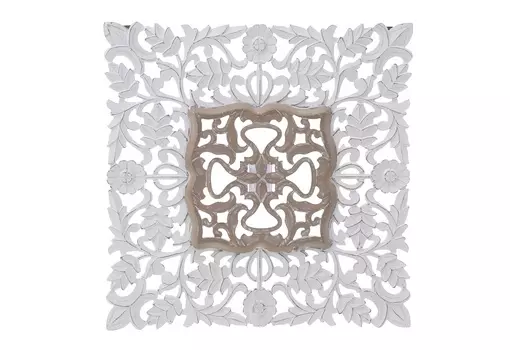 Декор настенный davutlar (to4rooms) белый 60x60x3 см.