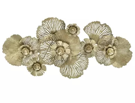 Декор настенный gaon (to4rooms) золотой 132x62x9 см.