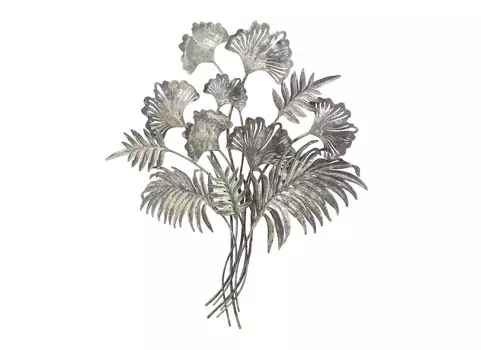 Декор настенный (glasar) серебристый 85.0x94.0x4.0 см.