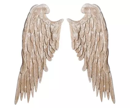 Декор настенный jellyfish (2 шт) (to4rooms) бежевый 30x80x2 см.