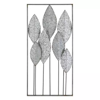 Декор настенный omega (to4rooms) серебристый 45.5x4.5x91.5 см.
