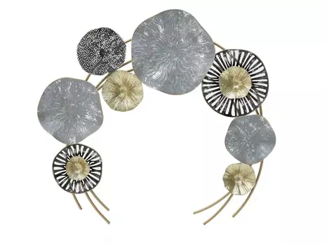 Декор настенный outquaff (to4rooms) серый 62x69x9 см.