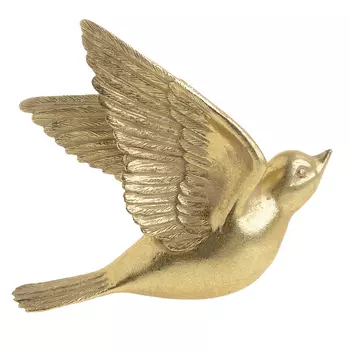 Декор настенный polnau (to4rooms) золотой 15x17x4 см.