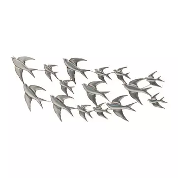 Декор настенный rome (to4rooms) серебристый 120x50x3 см.