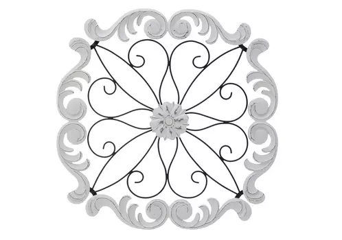 Декор настенный saumur (to4rooms) белый 60x60x3 см.