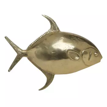 Декор настенный sea uno (to4rooms) золотой 32x25x6 см.