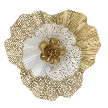 Декор настенный théobaldo (to4rooms) золотой 30.0x32.0x7.0 см.