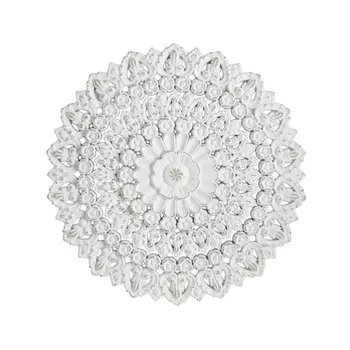 Декор настенный (to4rooms) белый 35x35x2 см.