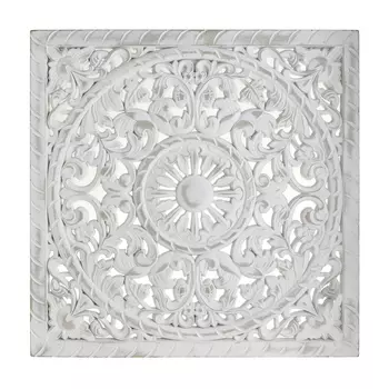 Декор настенный (to4rooms) белый 60x60x2 см.