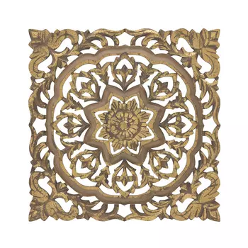 Декор настенный (to4rooms) золотой 60x60x5 см.