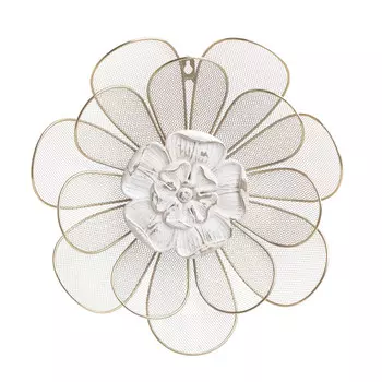 Декор настенный touralee (to4rooms) золотой 35x35x7 см.