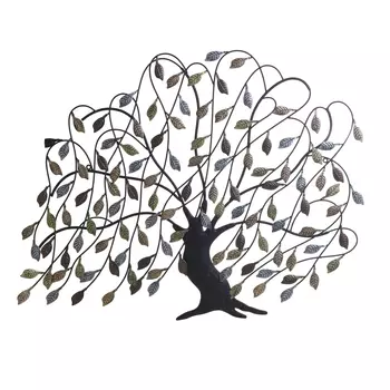 Декор настенный tree (to4rooms) черный 83x64x2 см.