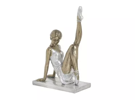 Декор настольный балерина ballet (to4rooms) золотой 13x19x7 см.