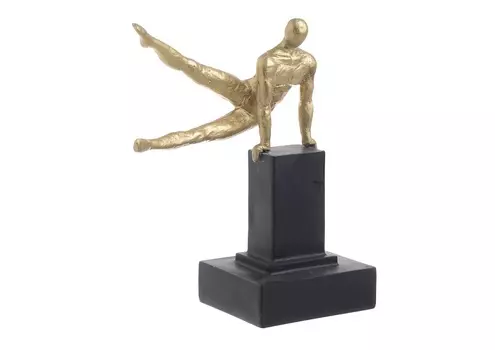 Декор настольный battal (to4rooms) золотой 28x20x19 см.