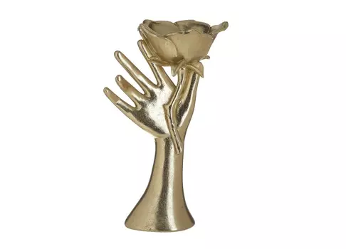 Декор настольный bombom (to4rooms) золотой 13x22x10 см.