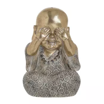 Декор настольный buddha tight (to4rooms) золотой 16.0x22.0x15.0 см.