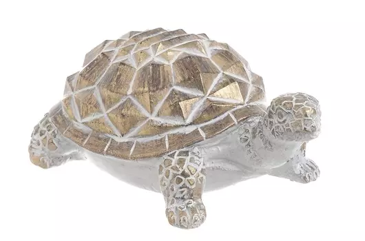 Декор настольный черепаха maroine (to4rooms) золотой 17.0x7.0x10.0 см.