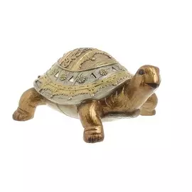 Декор настольный черепаха sabina (to4rooms) золотой 25x11x17 см.