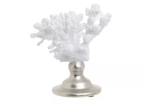 Декор настольный coralla (to4rooms) белый 15x20x10 см.