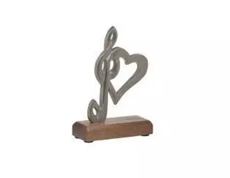 Декор настольный defeat (to4rooms) серебристый 13x22x5 см.