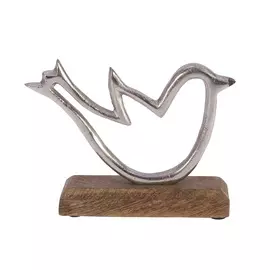 Декор настольный dietrich (to4rooms) серебристый 18x16x5 см.